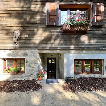 Chalé In On Edge Of Woods With River Lausana