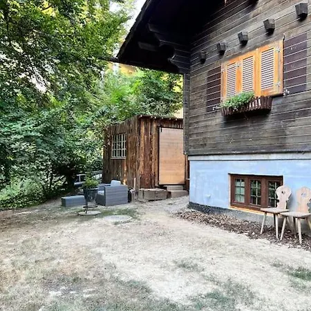 In On Edge Of Woods With River Chalet