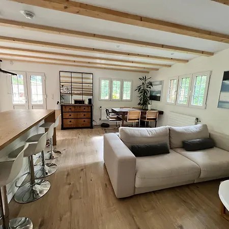 In On Edge Of Woods With River