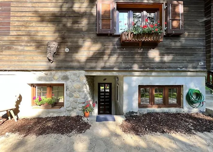 Chalé In On Edge Of Woods With River Lausana